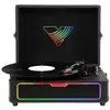 Image de Victrola Platine Vinyles Glow Format Valise Avec 18 Modes De Leds, Platine, Noir
