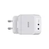 Image de Chargeur QDOS PowerCube Double USB Type C 45W Blanc