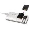 Image de Hähnel Chargeur universel UniPal Plus V2 pour batteries LI-Ion (Chargeur de batterie d'appareil photo), Alimentation pour appareil photo, Blanc