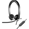 Image de Logitech H650e (Filaire, USB-A), Casque micro de bureau, Noir