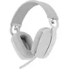 Image de Logitech ZONE VIBE WIRELESS MS - BLANC CASSÉ,A00167/A00172,MFI,MS - WW (Sans fil, USB-C, Les équipes Microsoft), Casque micro de bureau, Blanc
