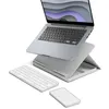 Image de Kit de télétravail Clavier sans fil Azerty Français Logitech Casa Pop-Up Desk Blanc + Support + Pavé tactile