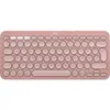 Image de Logitech PEBBLE KEYS 2 K380S ROSE DEU BT (Allemagne, Sans fil), Clavier, Pink
