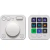 Image de Logitech Mx Creative Console (Sans disposition de clavier, Filaire), Clavier, Blanc