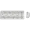 Image de Logitech MK250 (IT, Sans fil), Clavier, Blanc, Gris