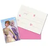 Image de Decorata Party, Carte de voeux + papier à lettres, Invitations Reine Des Neiges (6 pcs)