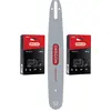 Image de Oregon, Machine de jardinage : accessoires, Kombo Führungsschiene + 2x Sägekette 40 cm 3/8" 1,6 mm 60 TG ( 567293 ) (Scie)