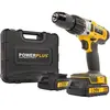 Image de Powerplus, Perceuse + Visseuses sans fil, Machine à laver le linge, -schrauber 20V 50Nm - inkl. 2 Akkun 20V 2.0Ah und Ladegerät