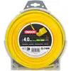 Image de Oregon, Machine de jardinage : accessoires, Fil jaune carré 4.0 mm x 32 m (Herbicide, Fil de coupe + bobine de fil)
