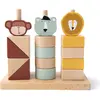 Image de Trixie Baby Jeu d'empilage en bois avec animaux