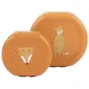 Image de Trixie Baby, Vaisselle + couverts pour enfants, Snackbox mit Klickverschluss 2er Set Fuchs