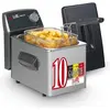 Image de Fritel SF 4049, 2 l, Un/Une, Argenté, Régulateur rotatif, 1800 W, Friteuse, Argent