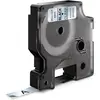 Image de Dymo, Ruban d'étiquetage, S0720670 Bande standard (0.90 cm, Noir, Transparent)
