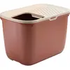 Image de Savic Hop In kattetoilet, champagne pink-tuscan red (Bac à litière ouvert), Bac à litière pour chat