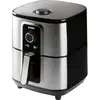 Image de Domo DO536FR Friteuse d'air Boîtier Cool-touch, protection contre la surchauffe, fonction minuterie, Friteuse, Argent, Noir