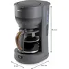 Image de Domo DO754K, Cafetières à filtre, Gris