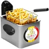 Image de Frifri 3532RVS 3,5L, Friteuse, Noir, Argent