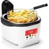 Image de Frifri 918-2 - Frituurpan - friteuse - 3 liter - koude zone - 3200 Watt - 1 kg friet - wit (918), Friteuse, Blanc