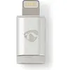 Image de Nedis Adaptateur Lightning Apple Lightning 8 broches Prise USB Micro-B Plaqué or Aluminium , Adaptateur pour appareils mobiles, Or