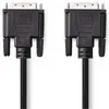 Image de Nedis Câble DVI - DVI-D 24+1 broches mâle - 1080p - nickelé - 10 m - PVC - noir (10 m), Câble vidéo