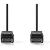 Image de Nedis N CCGP37010BK30 Câble DisplayPort mâle> DisplayPort mâle 3 m (3 m), Câble vidéo, Noir