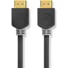 Image de Nedis Câble High Speed HDMI T avec Ethernet HDMIT mâle HDMIT mâle 4K@60Hz ARC 18 Gbps 5.00 m (5 m), Câble vidéo, Gris