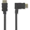 Image de Nedis Câble vidéo, coudé à droite, HDMI mâle (1.50 m), Câble vidéo