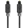 Image de Nedis Câble audio optique TosLi nk mâle - TosLink mâle (2 m, Câble Toslink), Câble audio