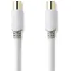 Image de Nedis Câble coaxial 100 dB IEC (coaxial) mâle vers Angul (100 dB), Câble d'antenne