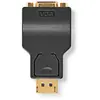 Image de Nedis Adaptateur Displayport Mâle Vers Vga Femelle 1080p Plaqué Abs Or