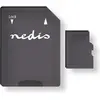 Image de Nedis Carte mémoire microSDXC 128 Go Vitesse d'écriture : 90 Mo/s Vitesse de lecture : 45 Mo/s U (128 Go, microSDXC, UHS-I), Carte mémoire, Noir