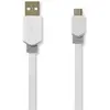 Image de Nedis Câble plat USB 2.0 A mâle - Micro B mâle 1,0 m (1 m, USB 2.0), Câble USB