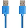 Image de Nedis Câble USB USB 3.2 Gen 1 USB-A mâle USB-A mâle 5 Gbps Nickelé 2.00 m run (2 m, USB 3.2 Gen 1), Câble USB