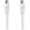 Image de Nedis Câble Coaxial Csgp40000wt250 Iec Coaxial M-f 90db 75 Ohms Double Blindage Nickelé 25 M