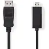 Image de Nedis DisplayPort - HDMI CCGB37100BK (2 m), Câble vidéo, Noir
