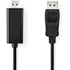 Image de Nedis Câble Displayport Ccgb37100bk20 Dp M-hdmi Connecteur 4k Nickelé 2 M 30hz