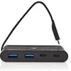 Image de Nedis Concentrateur - USB-C - USB 3.0 - Alimentation : 100 Watt - USB 3.1 Super Speed - Noir (USB-C, 4 ports), Station d’accueil + hub USB, Noir