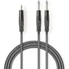 Image de Nedis Câble audio, stéréo, 2 x 6 mm, connecteur 3,5 mm, Mac (1.50 m), Câble audio