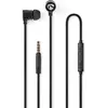 Image de Nedis avec câble Câble plat de 1,2 m In-Ear Microphone intégré Aluminium Noir, HPWD5020BK, one-Siz (Filaire), Écouteurs, Noir