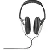 Image de Nedis Casque filaire - supra-auriculaire - câble rond de 6 m - HiFi - oreillettes ergonomiques - argenté (Filaire), Écouteurs, Argent, Noir
