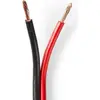 Image de Nedis Câble de haut-parleur 2X 2.50 mm² CCA 25.0 m rond PVC Red / Noir Enveloppé (25 m, 2.50 mm²² mm), Câble d'enceinte, Multicolore