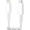 Image de Nedis Câble USB USB 2.0 Apple Lightning 8 broches USB Type-C   mâle 480 Mbps 60 W Nickelé rond PVC (1 m, USB 2.0), Câble USB