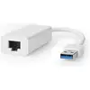 Image de Nedis Adaptateur USB-A USB 3.2 Gen 1 USB-A mâle RJ45 femelle 1 Gbps 0.20 m Rond Vernick, Adaptateur réseau, Blanc