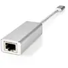Image de Nedis Adaptateur Réseau Usb Cctb64950al02 Usb 3.2 Gen 1 1 Gbps Usb-c M-rj45 Plaqué Or Or 0.2 M