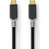 Image de Nedis Câble USB-C, 20Gbps, 100W PD, 1m (1 m, USB 4, 100 W), Câble USB