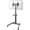 Image de Nedis Support TV au sol 32-55 " poids maximum de l'écran supporté : 35 kg Colonne Premium Entw (35 kg, 32" - 55"), Pied TV, Noir