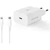 Image de Nedis Chargeur secteur 20 W fonction de charge rapide 1,67 A 2,22 - Nombre de sorties : 1, USB-C  (20 W), Chargeur USB, Blanc