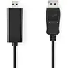 Image de Nedis Câble DisplayPort DisplayPort mâle HDMI  mâle 4K@30Hz Nickelé 1.0 m Rond PVC Anthrazi (1 m), Câble vidéo