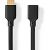 Image de Nedis Câble HDMI   ultra haut débit HDMI  mâle HDMI  femelle 8K@60Hz 48 Gbps 2.00 m (2 m), Câble vidéo, Noir