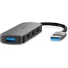 Image de Nedis Hub USB USB-A mâle - 4x USB A, 4-Port port(s), USB 2.0 / USB 3.2 Gen 1, alimentation par câble (USB-A, 4 ports), Station d'accueil + hub USB, Gris